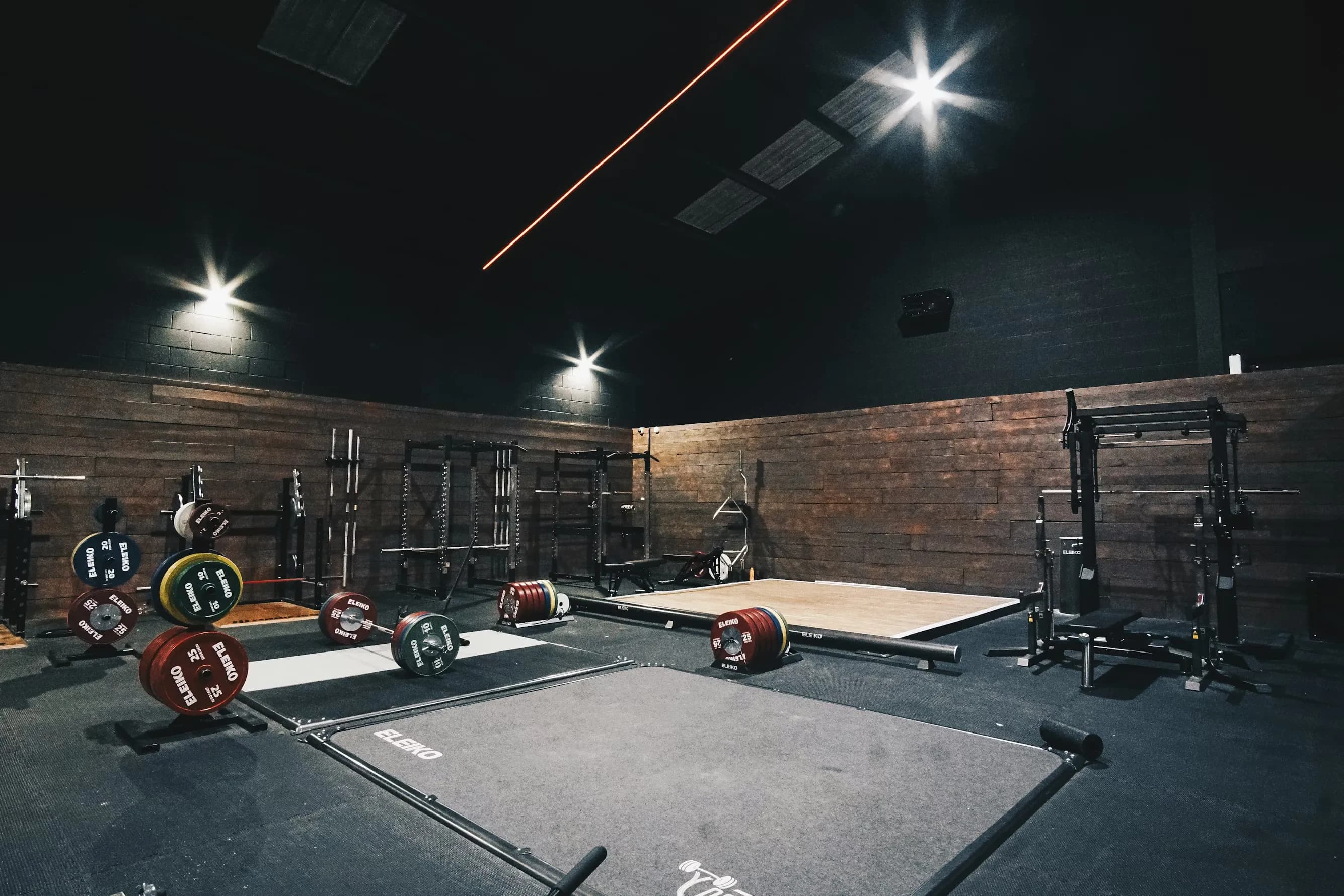 Gym equipment and free weights